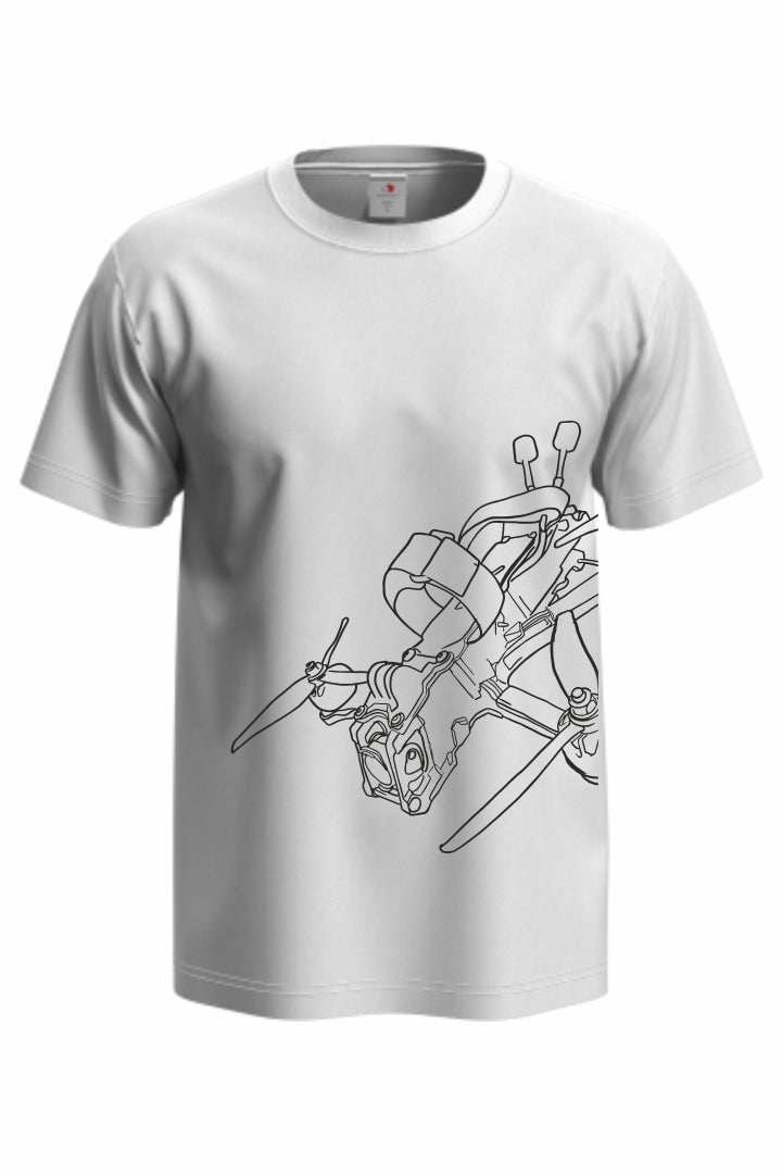 Koszulka 5INCH outline